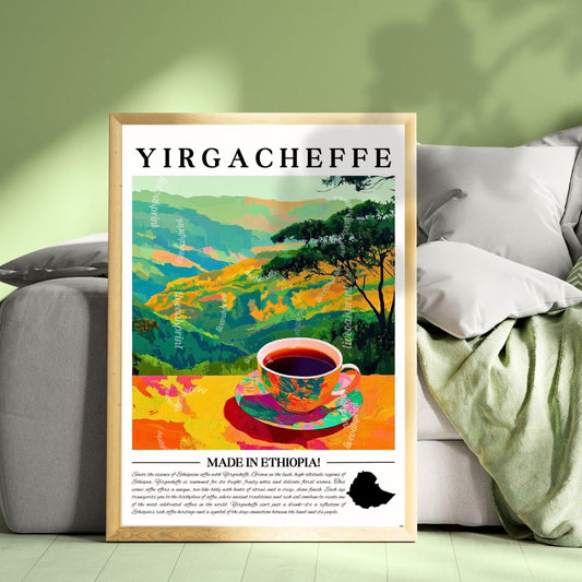 Yirgacheffe Coffee Wall Art