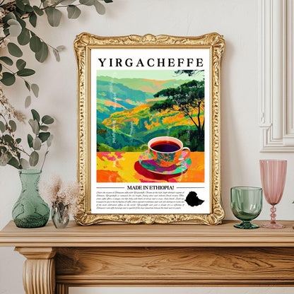 Yirgacheffe Coffee Wall Art