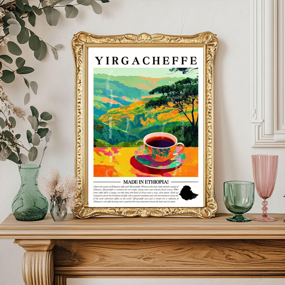 Yirgacheffe Coffee Wall Art