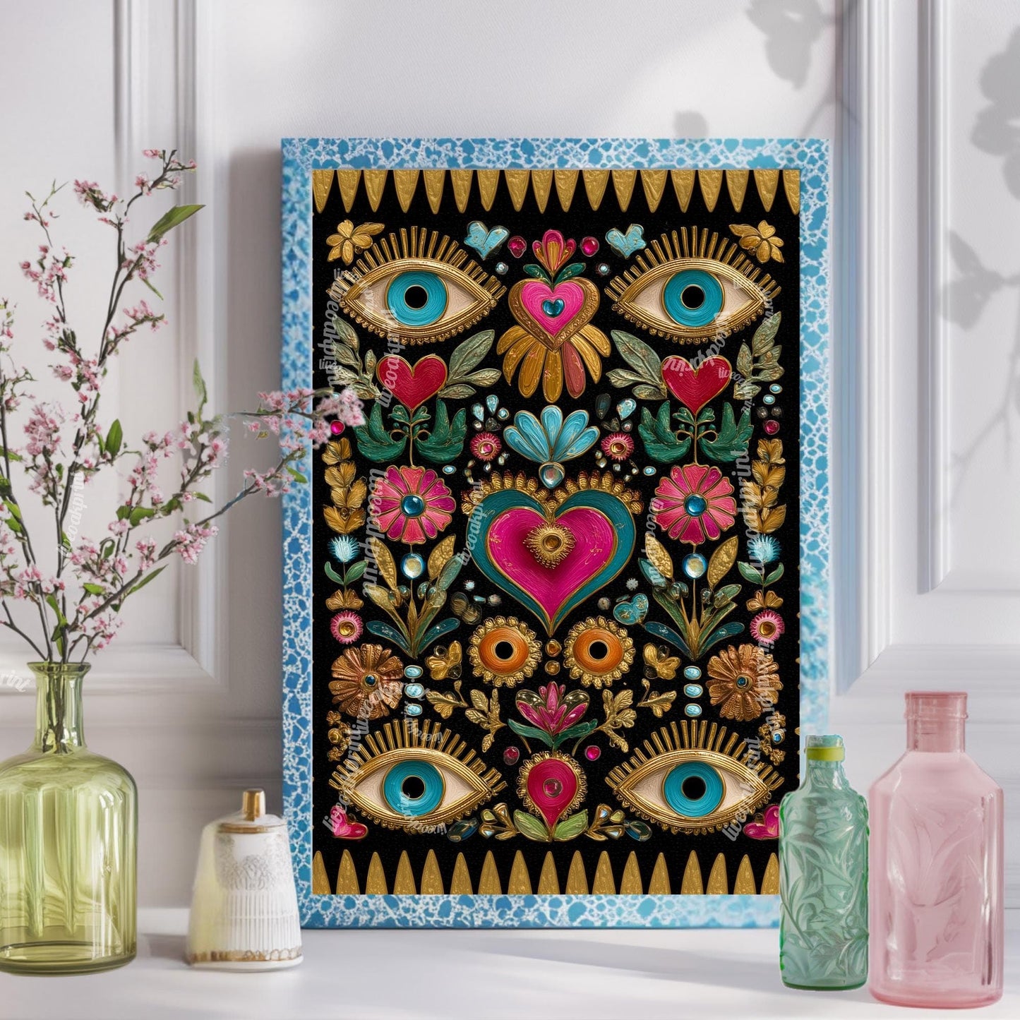 Psychedelic Eye Art Print
