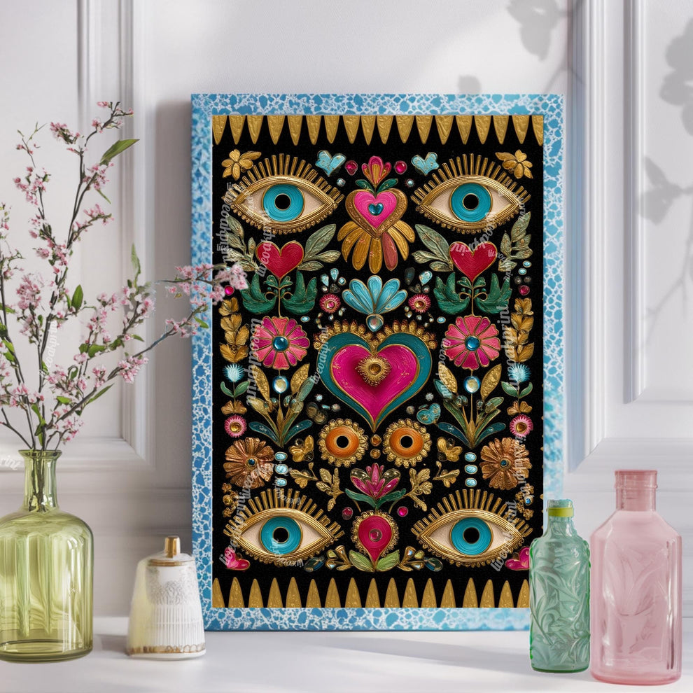 Psychedelic Eye Art Print
