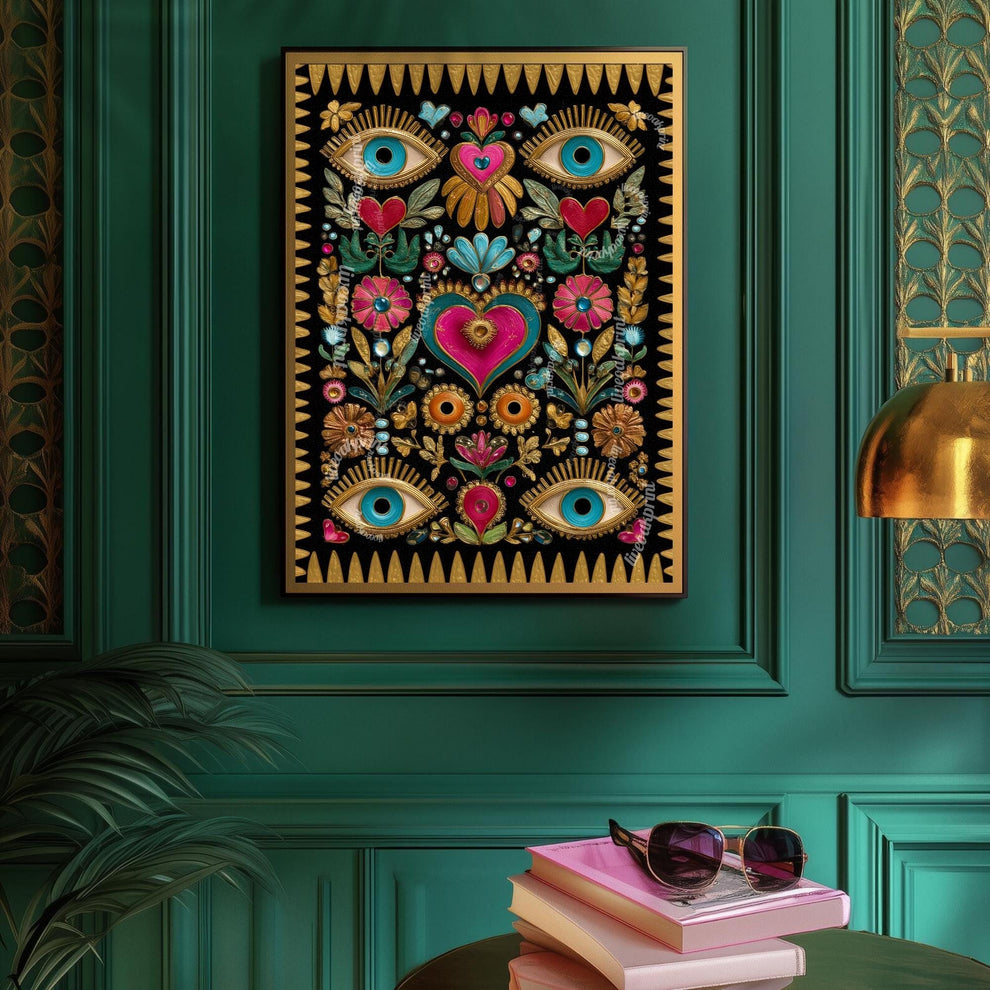 Psychedelic Eye Art Print