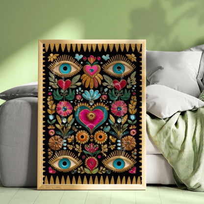 Psychedelic Eye Art Print