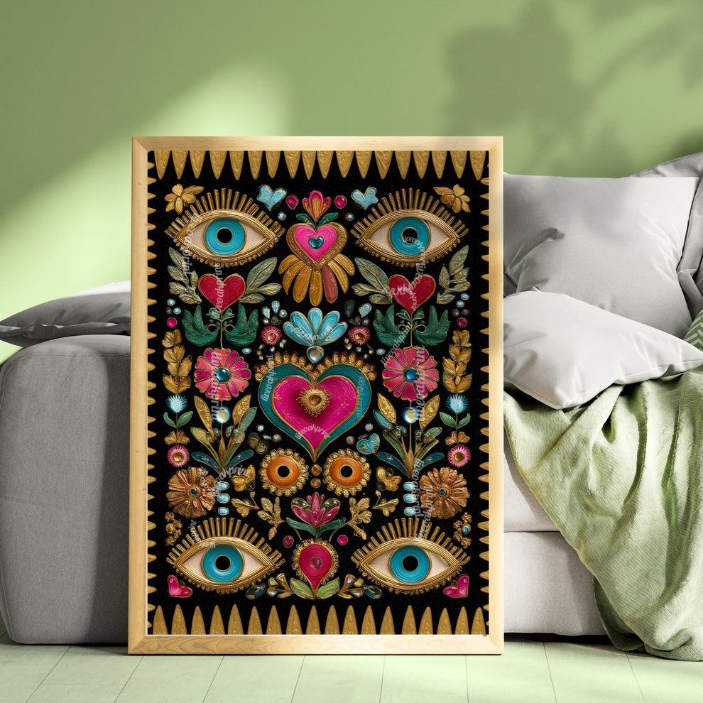 Psychedelic Eye Art Print