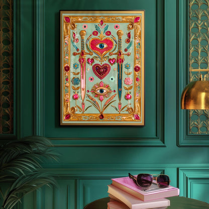 Green Hearts and Swords