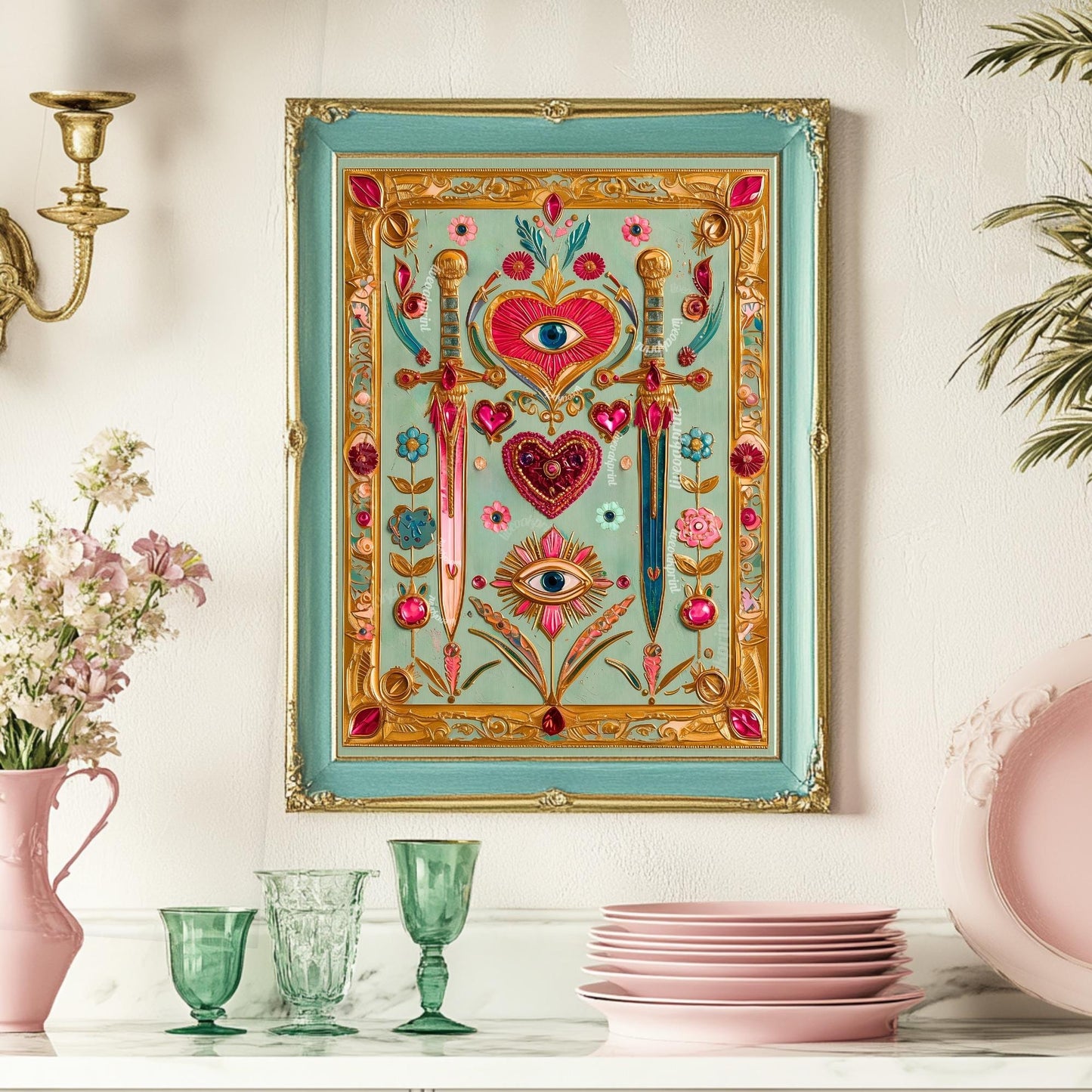 Green Hearts and Swords