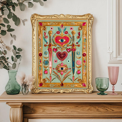 Green Hearts and Swords