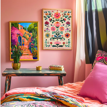 Vintage Mexican Art Print