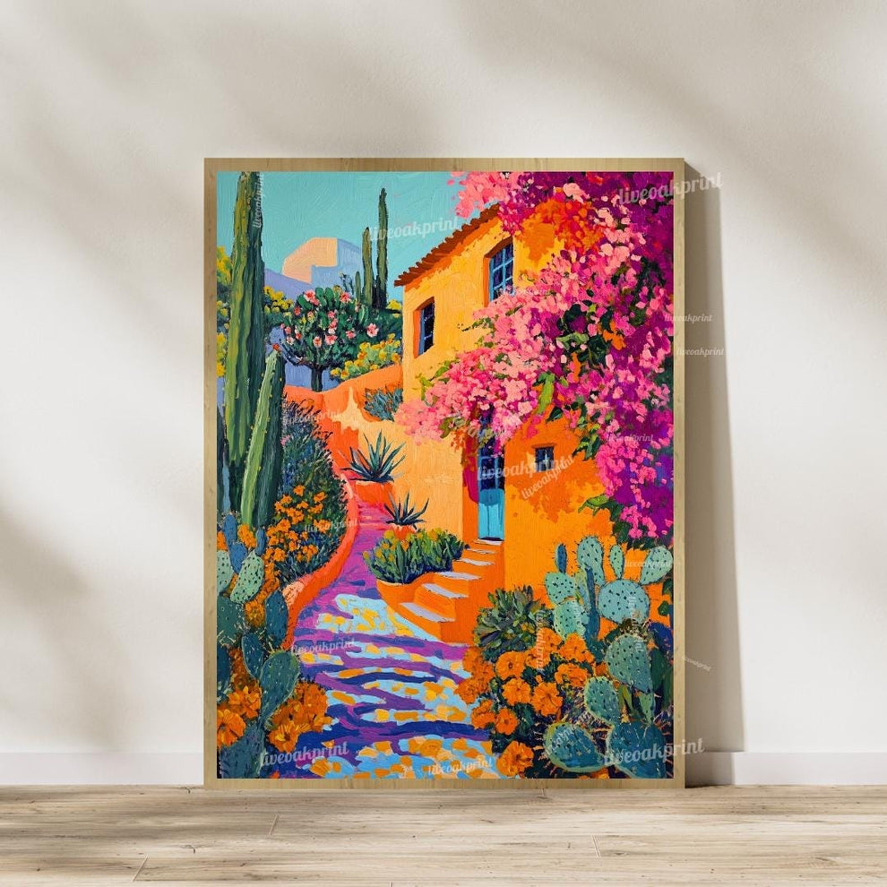 Set Of 2 Vibrant Mexican Art Prints