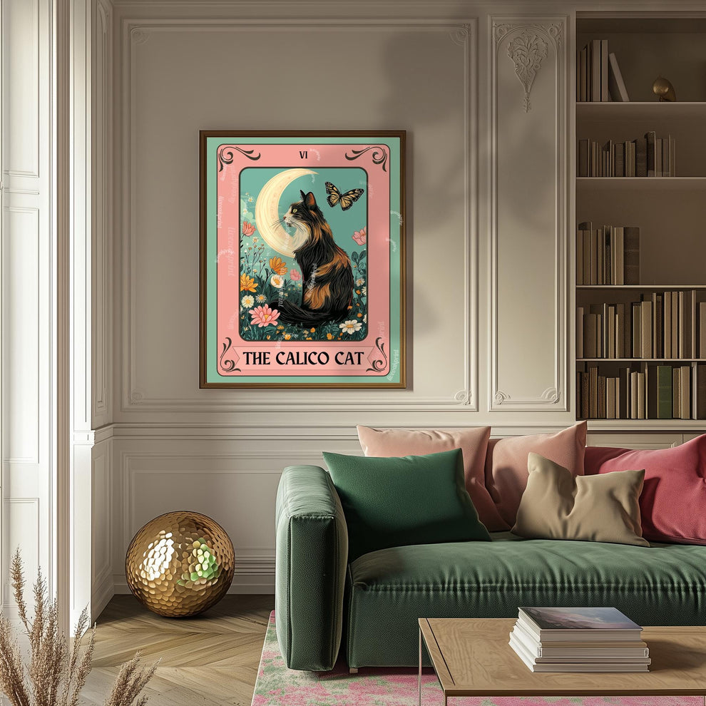 Calico Cat Art Print – Calico Wall Art