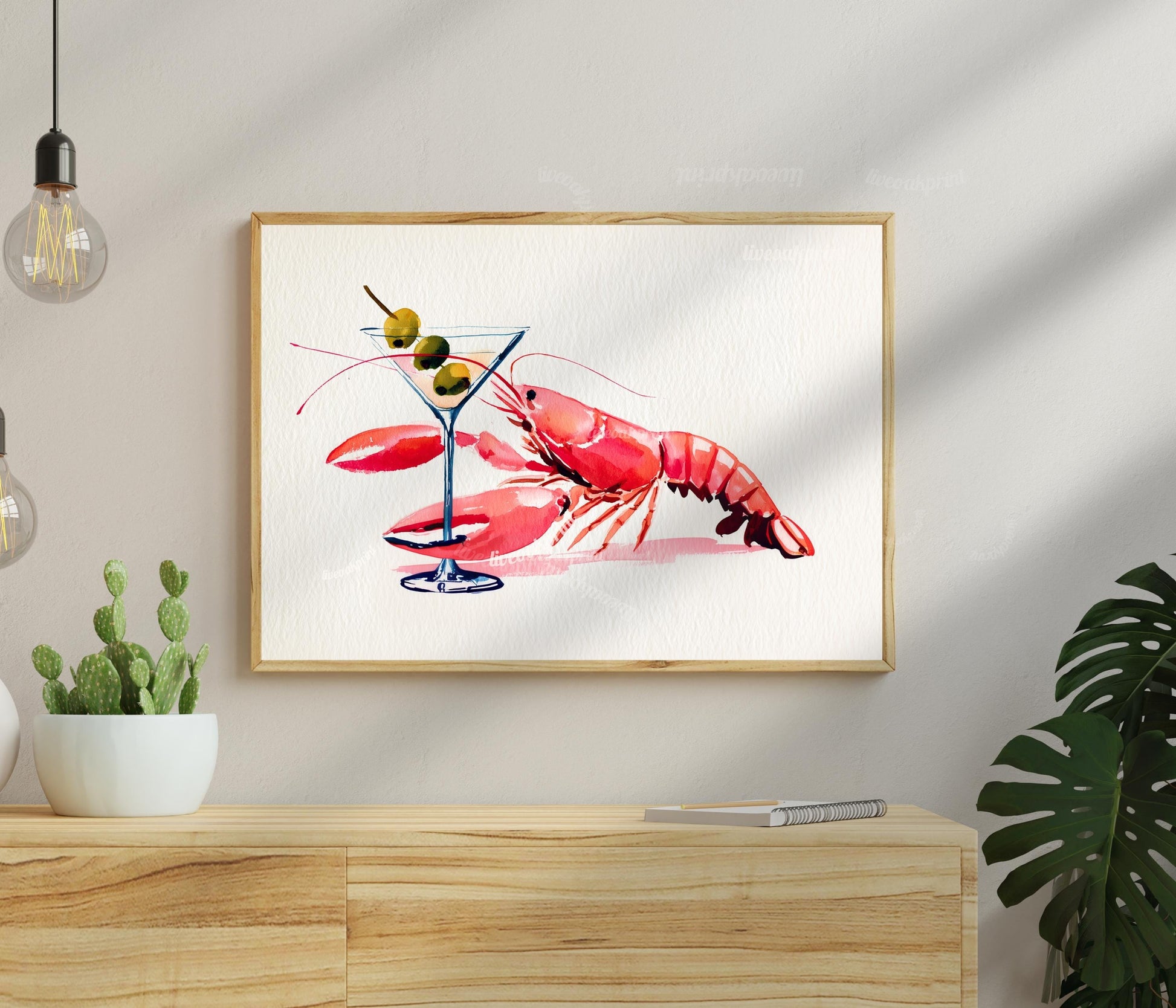 Lobster Wall Art Print
