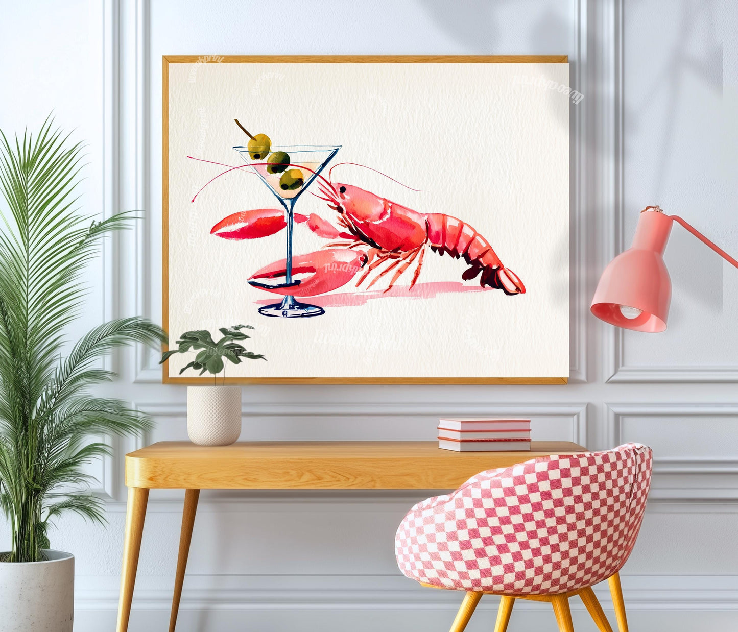 Lobster Wall Art Print