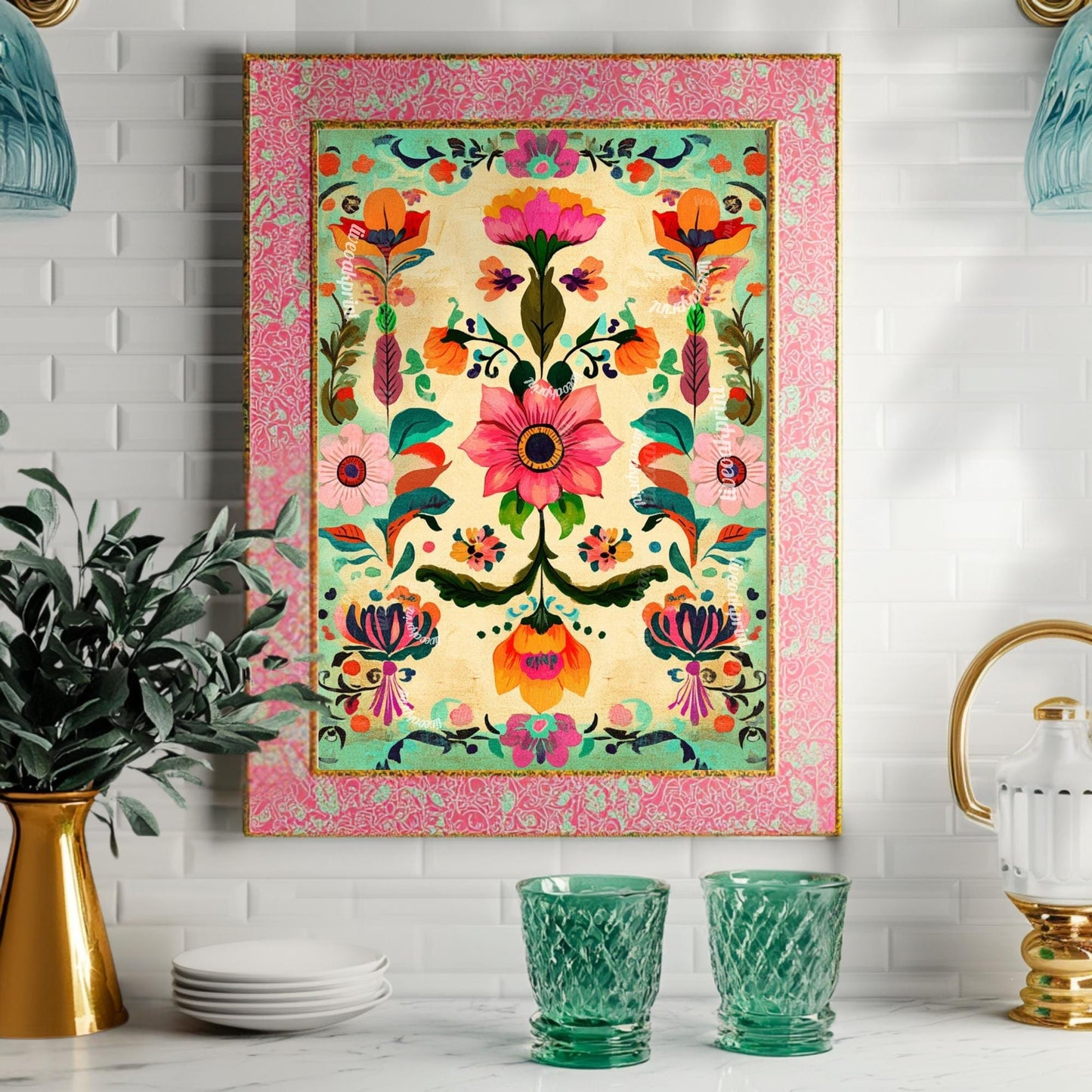 Mexican Folk Art Print