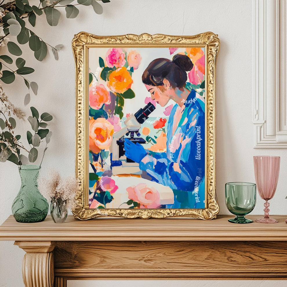 Women In Science Art Print