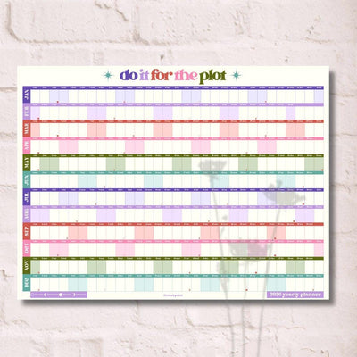 2026 Wall Planner: Do It For The Plot