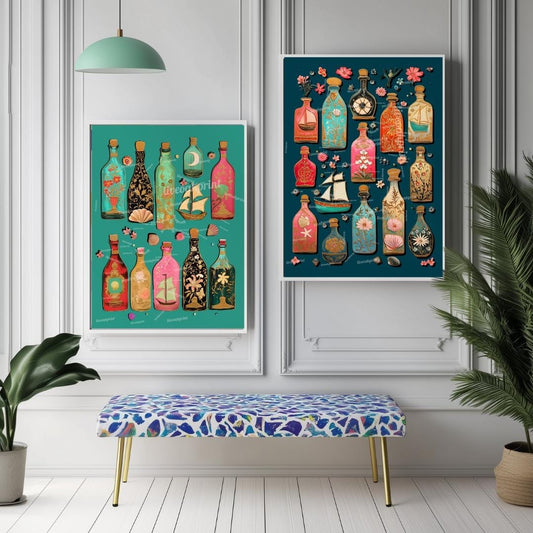 Set Of Two Coastal Prints