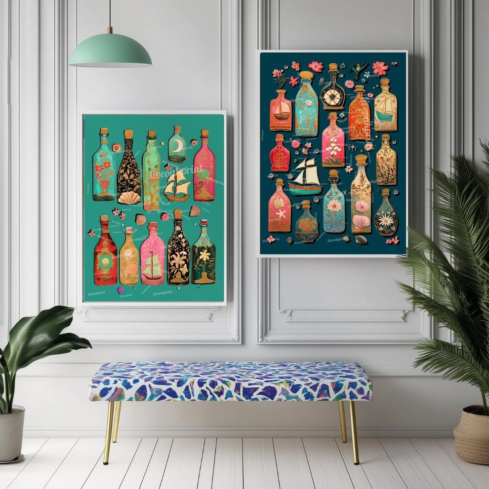 Set Of Two Coastal Prints