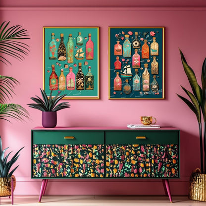 Set Of Two Coastal Prints