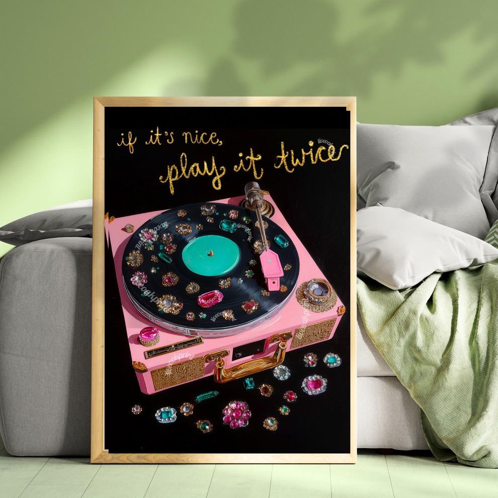 If Its Nice Play It Twice Poster