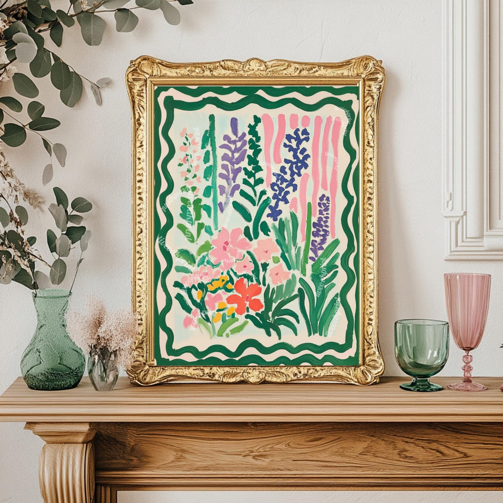 Dopamine Decor Flowers Art Print