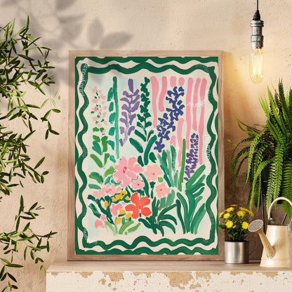 Dopamine Decor Flowers Art Print