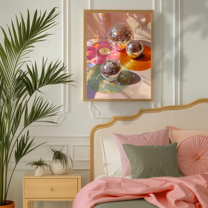 Colorful Records Print