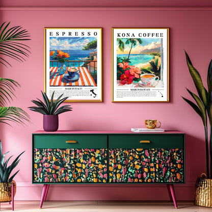Kona Coffee Wall Art