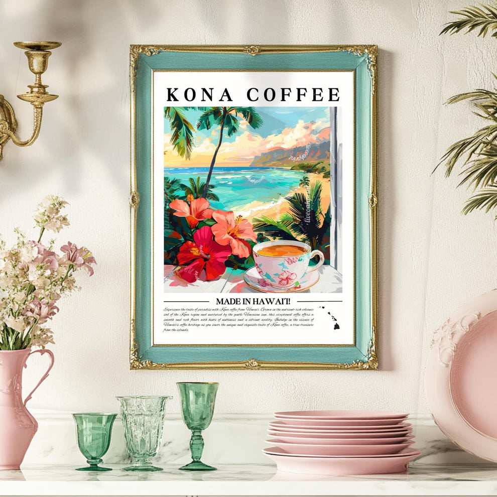 Kona Coffee Wall Art