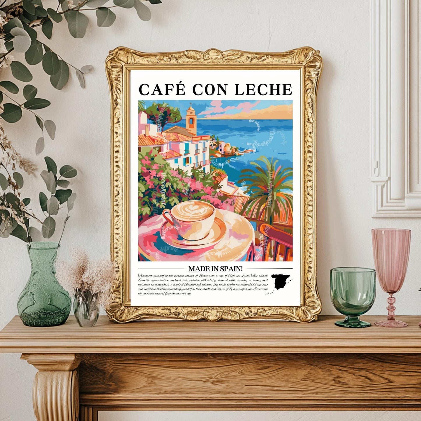 Café con Leche Wall Art