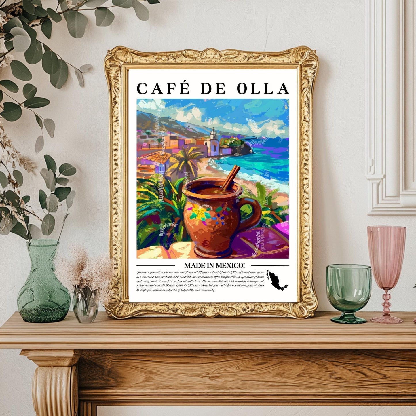Café de Olla Wall Art