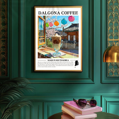 Dalgona Coffee Wall Art