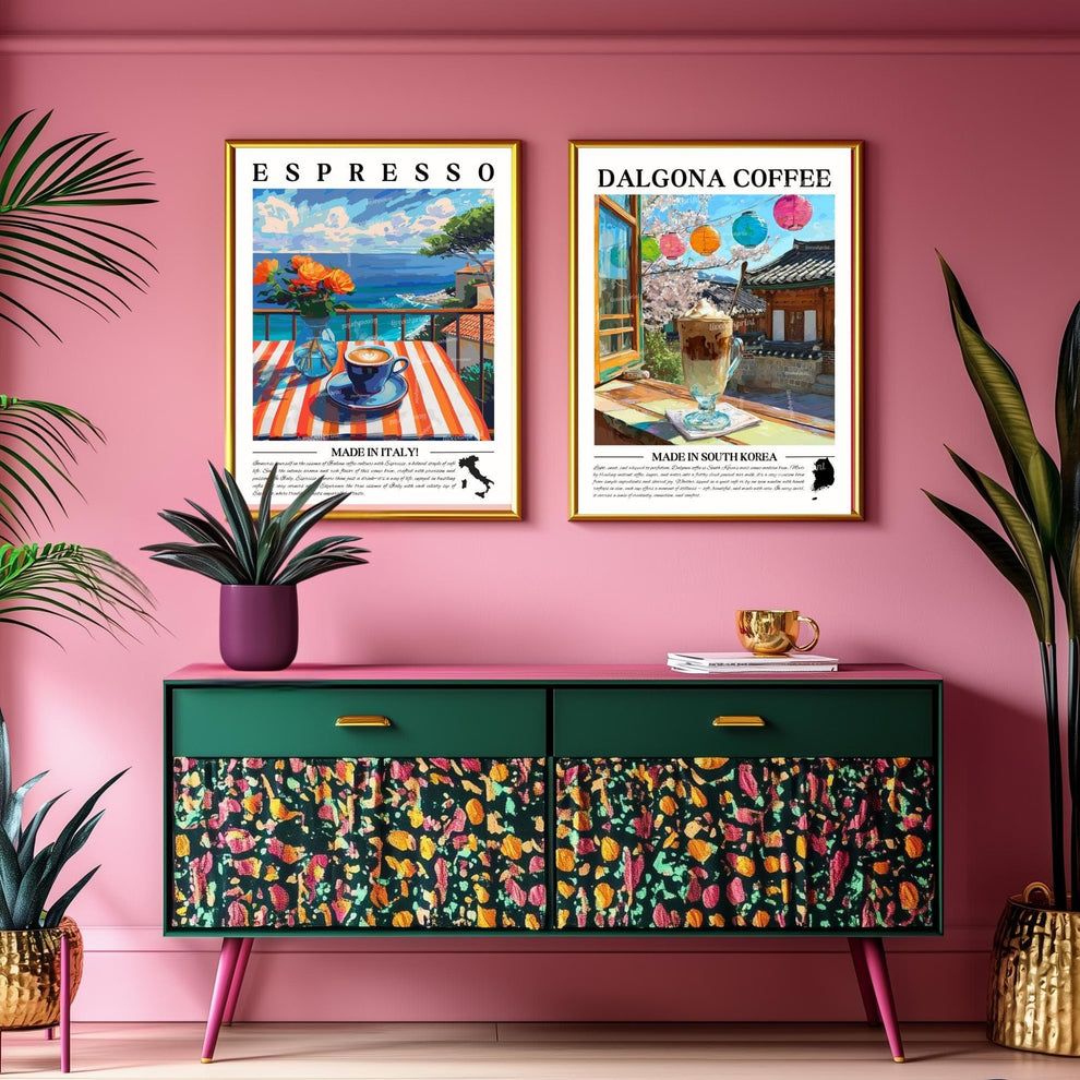 Dalgona Coffee Wall Art