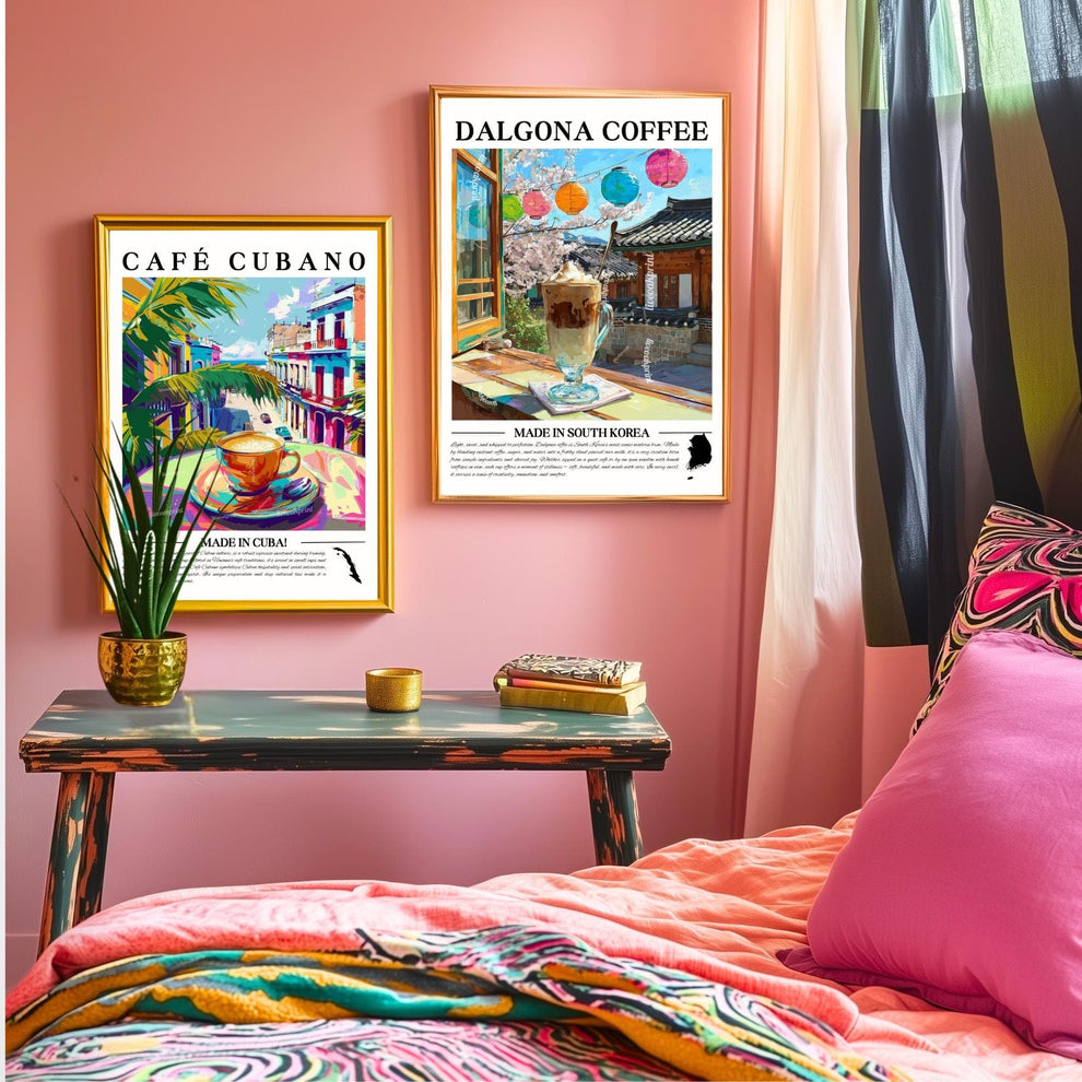 Dalgona Coffee Wall Art