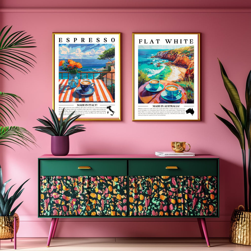 Flat White Wall Art