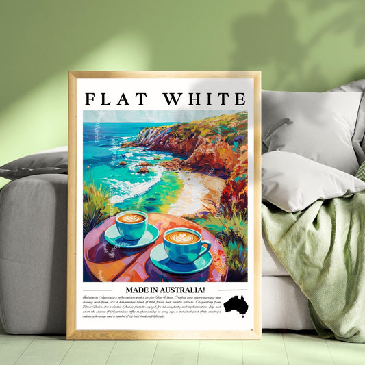 Flat White Wall Art