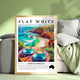 Flat White Wall Art