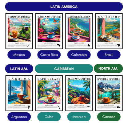 French Press Coffee Wall Art