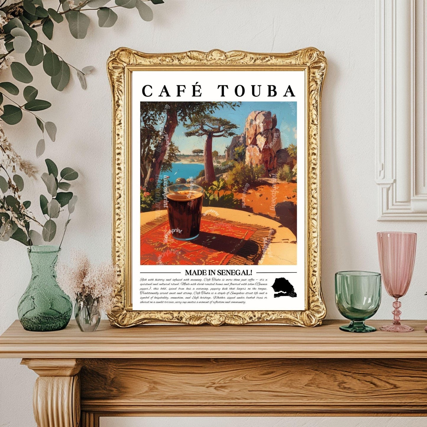 Café Touba Wall Art