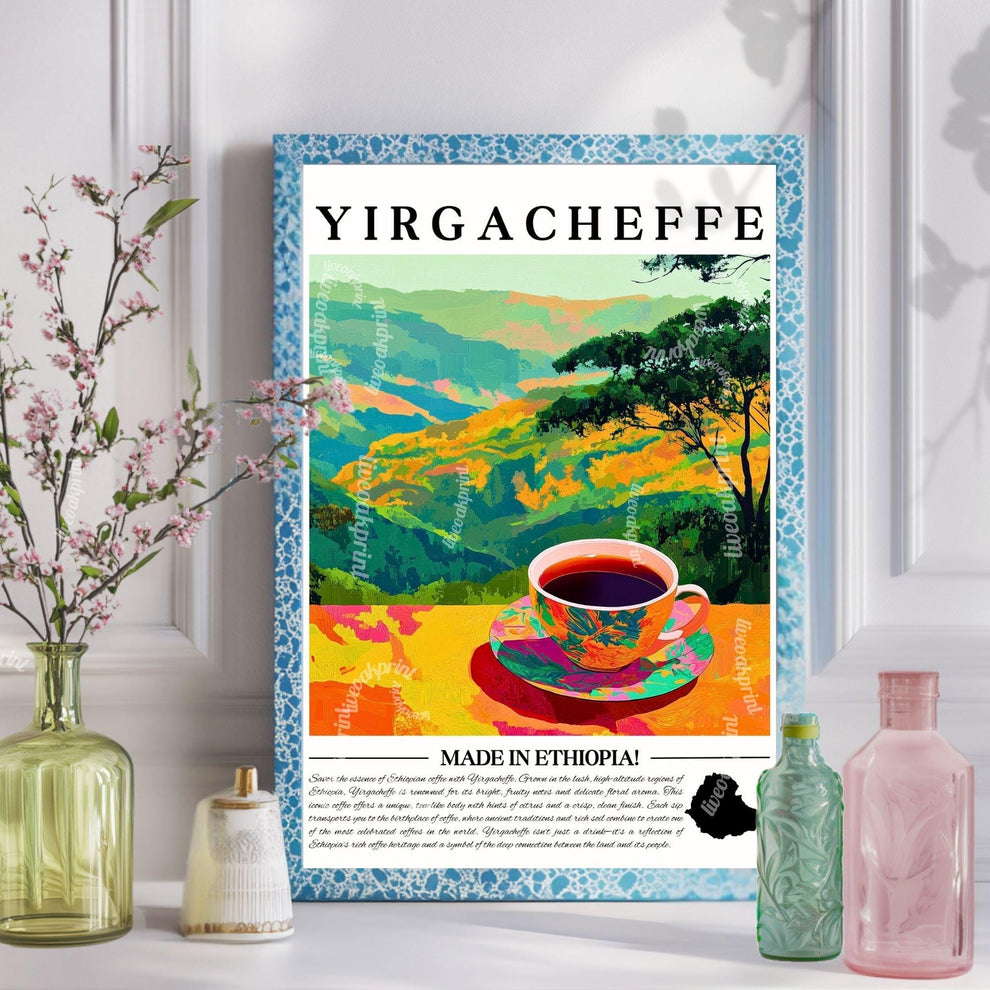 Yirgacheffe Coffee Wall Art
