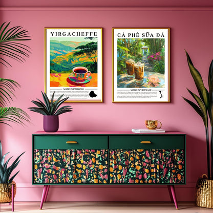 Yirgacheffe Coffee Wall Art