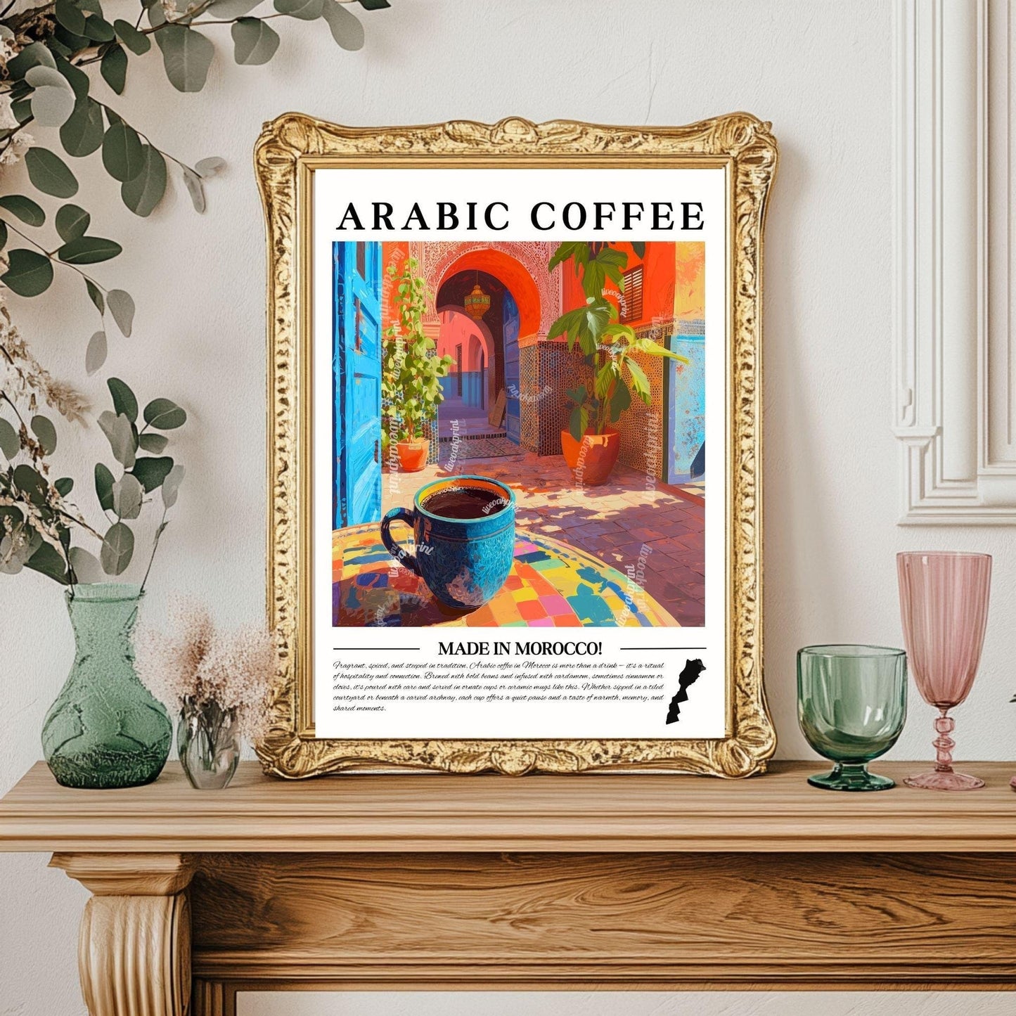 Arabic Coffee Wall Art