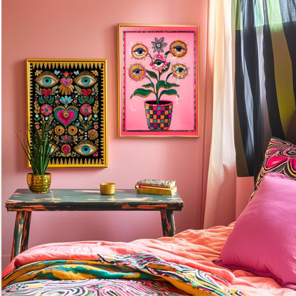 Psychedelic Eye Art Print