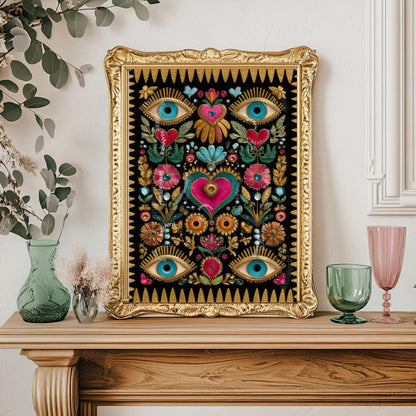 Psychedelic Eye Art Print