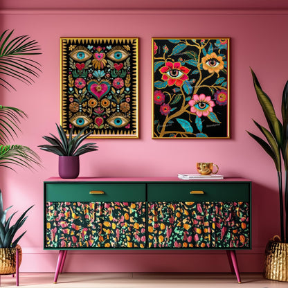 Psychedelic Eye Art Print