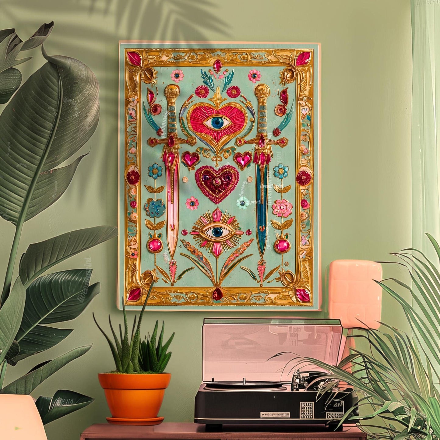 Green Hearts and Swords