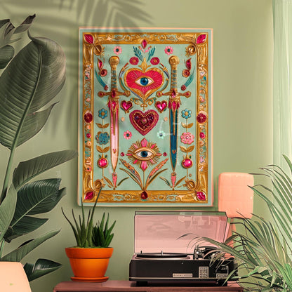 Green Hearts and Swords