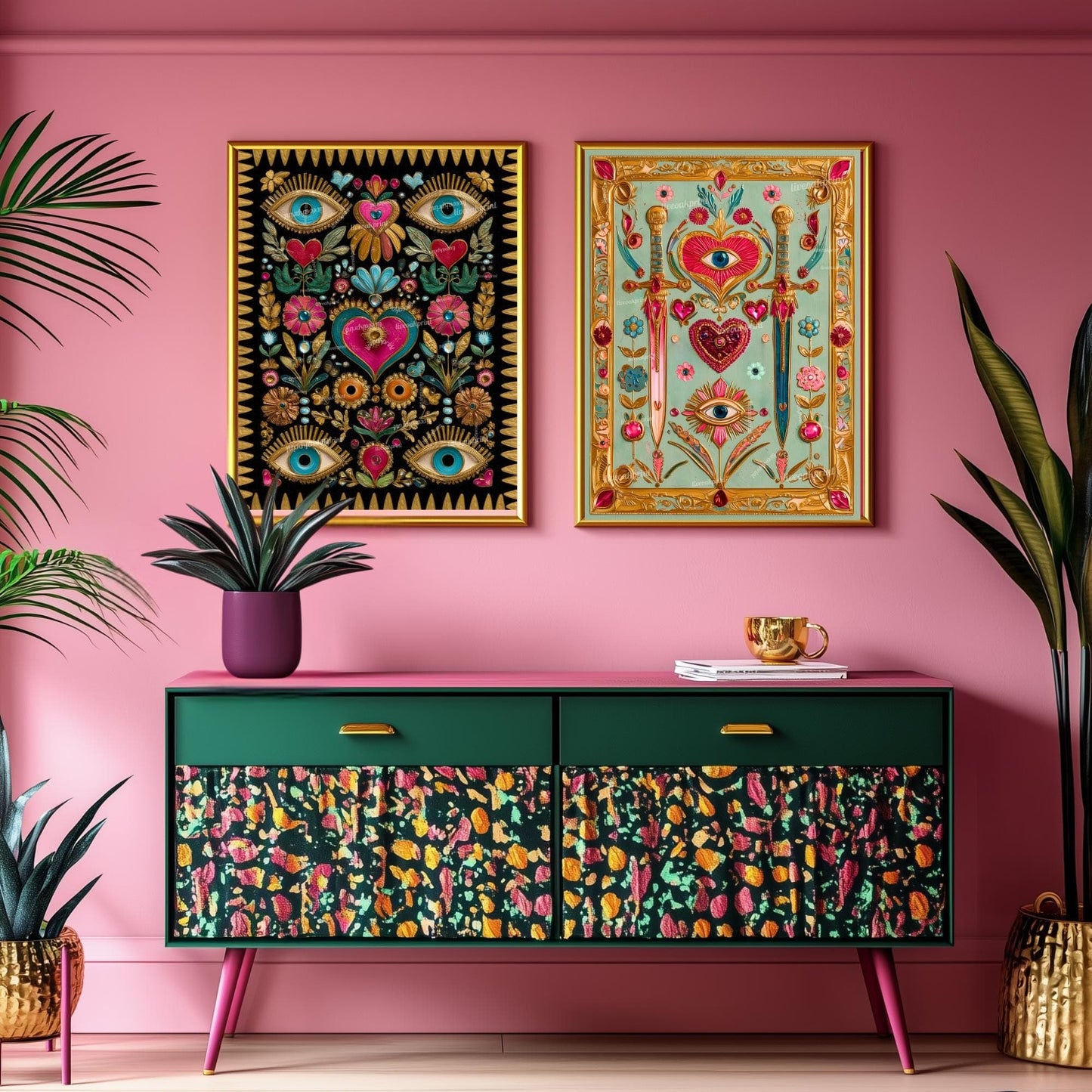 Green Hearts and Swords