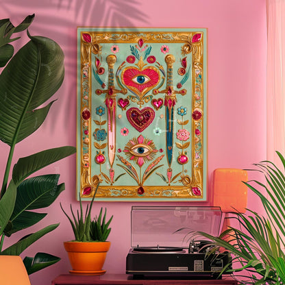 Green Hearts and Swords