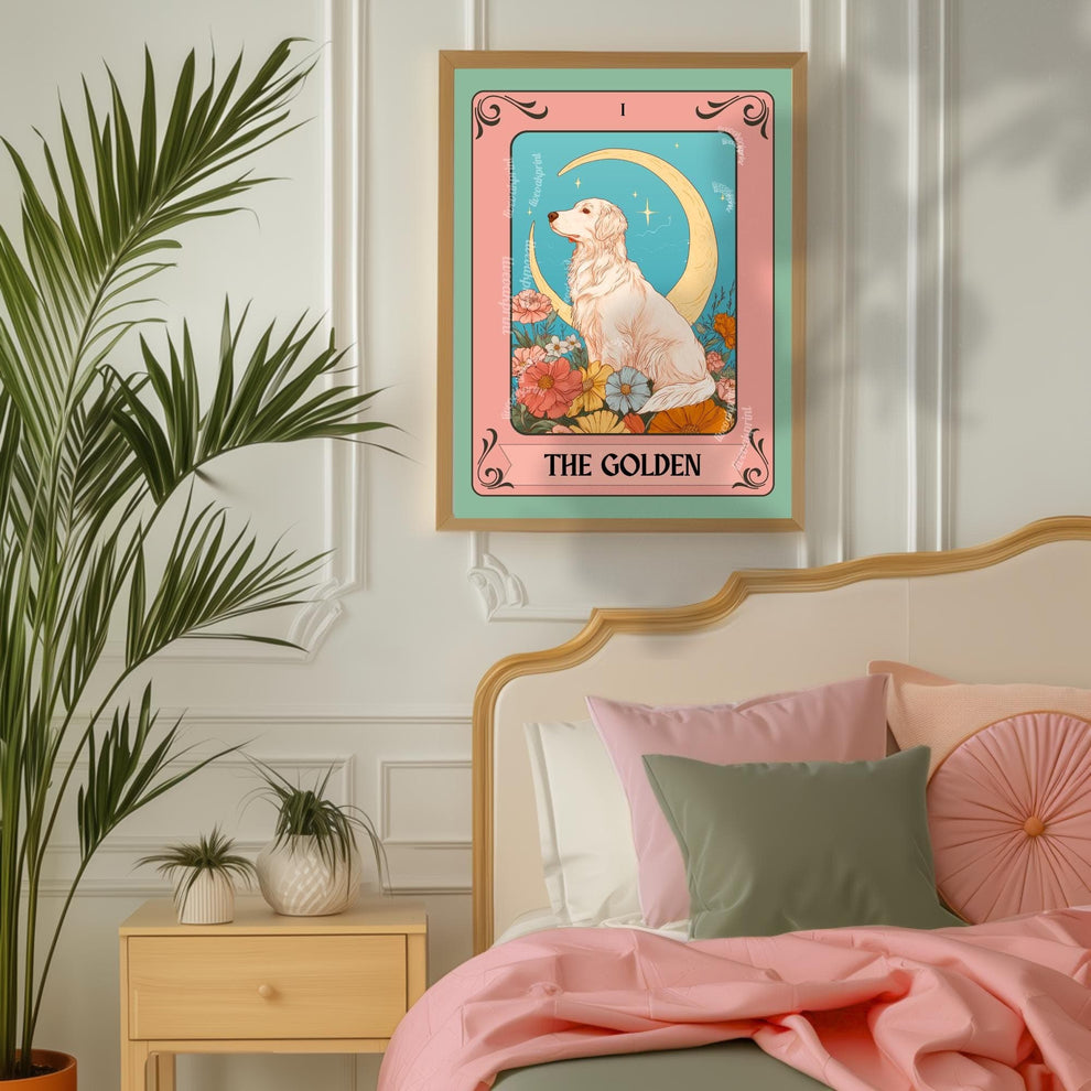 The Golden Retriever Tarot Card (English Cream Addition)