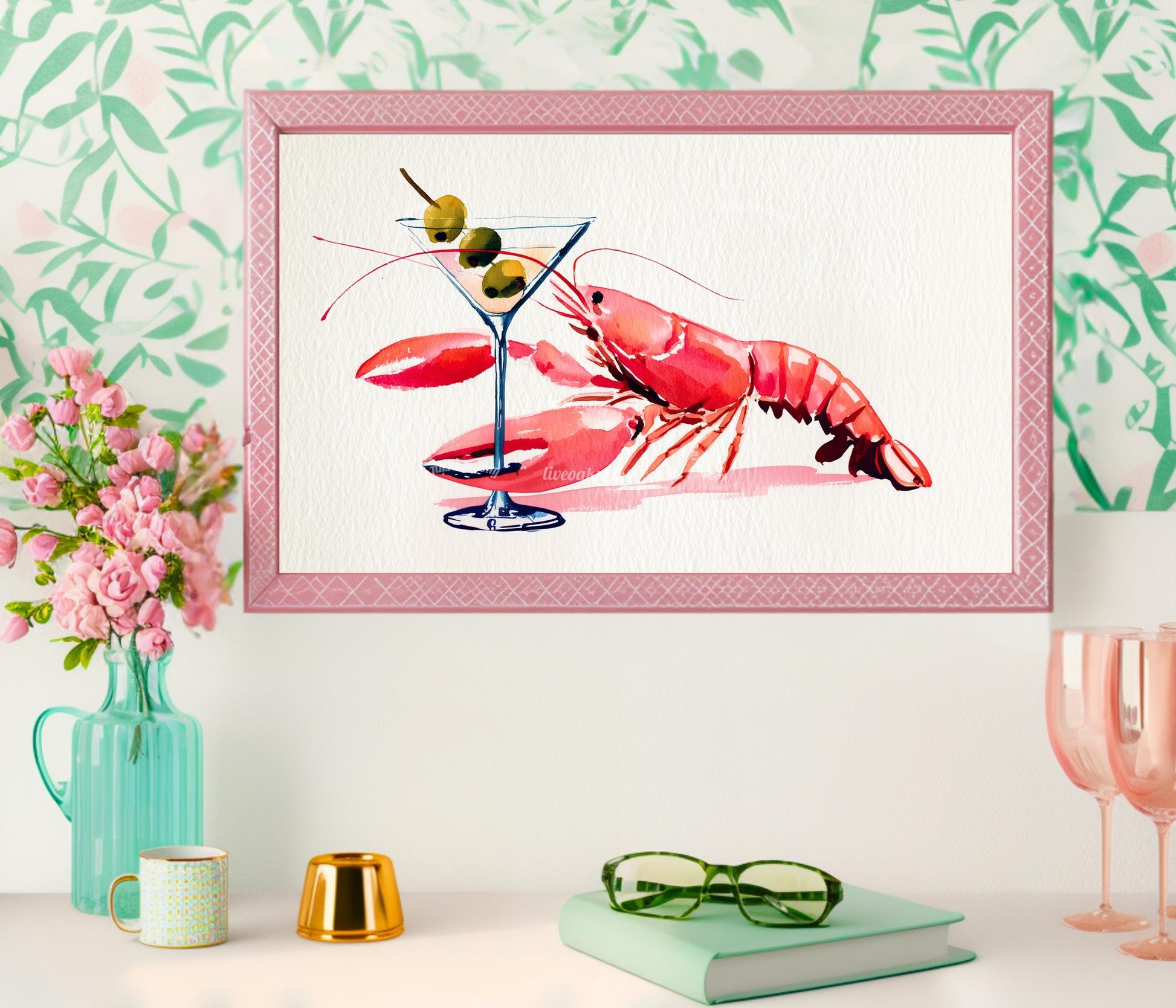 Lobster Wall Art Print